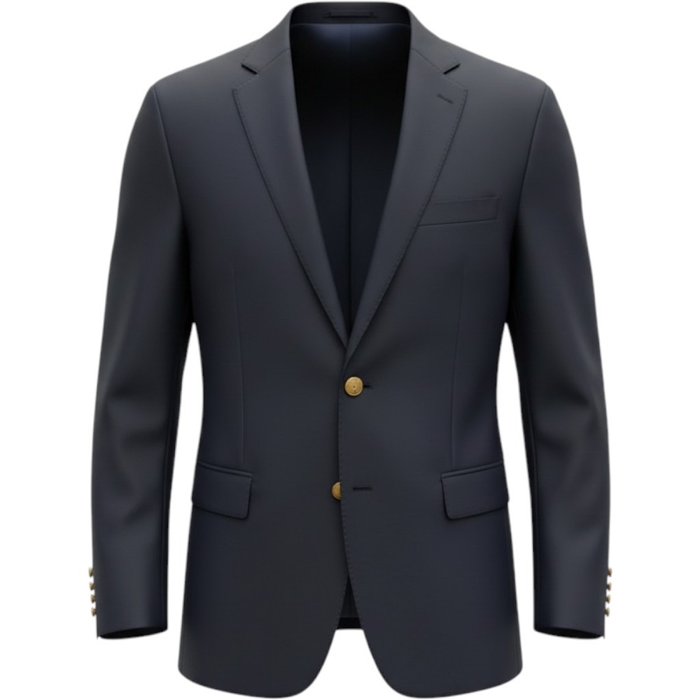 Vineyard Vines Blazer Mens 46R Navy Blue Wool Gold Anchor Button Nautical Jacket
